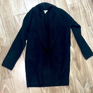 Black cardigan